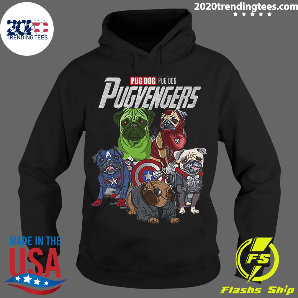 Pug Dog Pugvengers - Adult & Kids T-Shirts, Sweatshirts & Hoodies apparel design preview 2