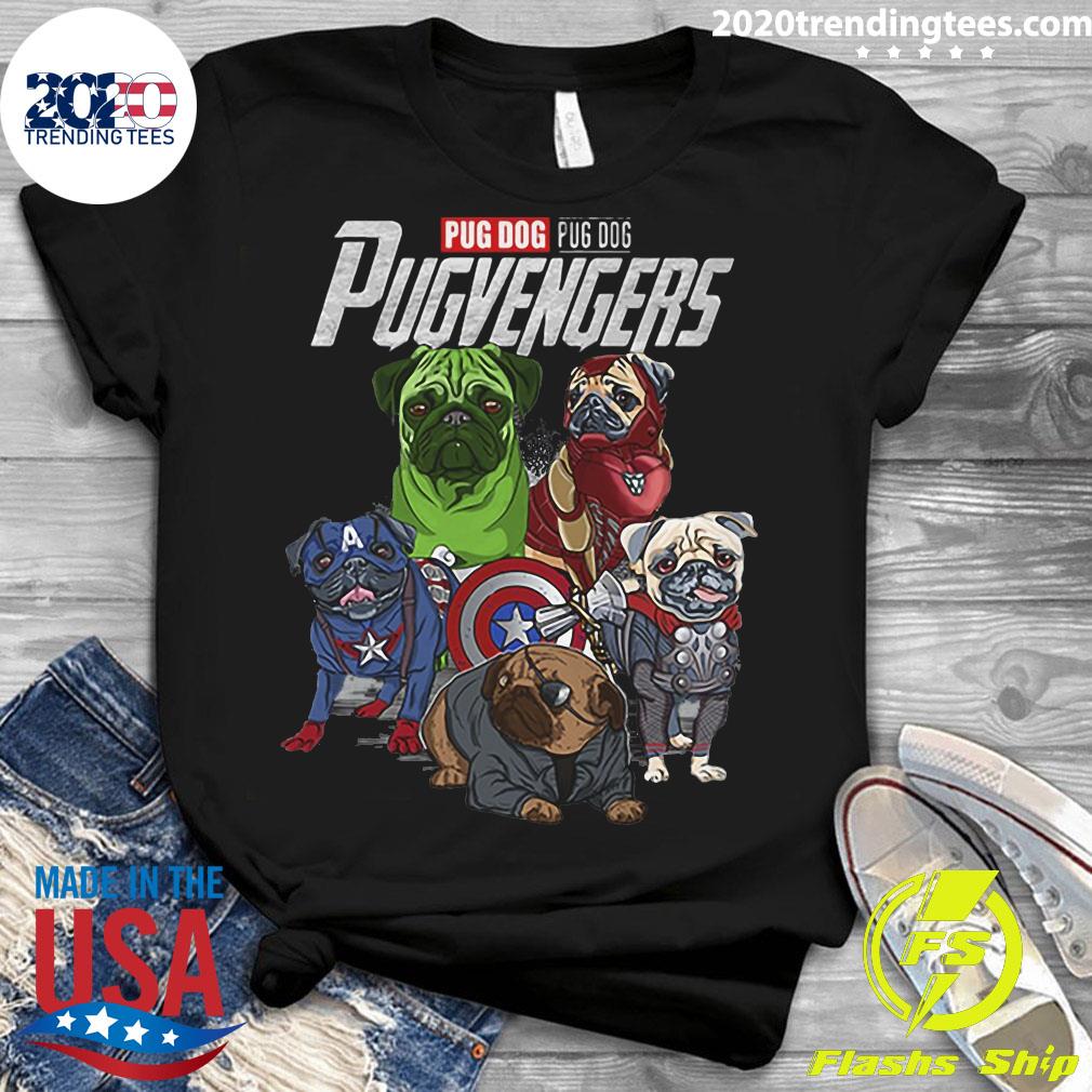 Pug Dog Pugvengers - Adult & Kids T-Shirts, Sweatshirts & Hoodies apparel design preview 3