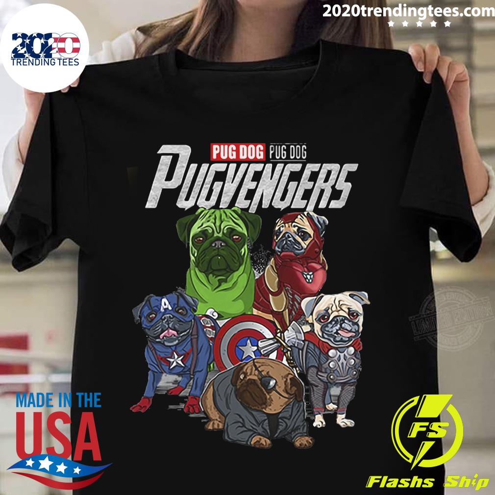 Pug Dog Pugvengers - Adult & Kids T-Shirts, Sweatshirts & Hoodies apparel design preview 1