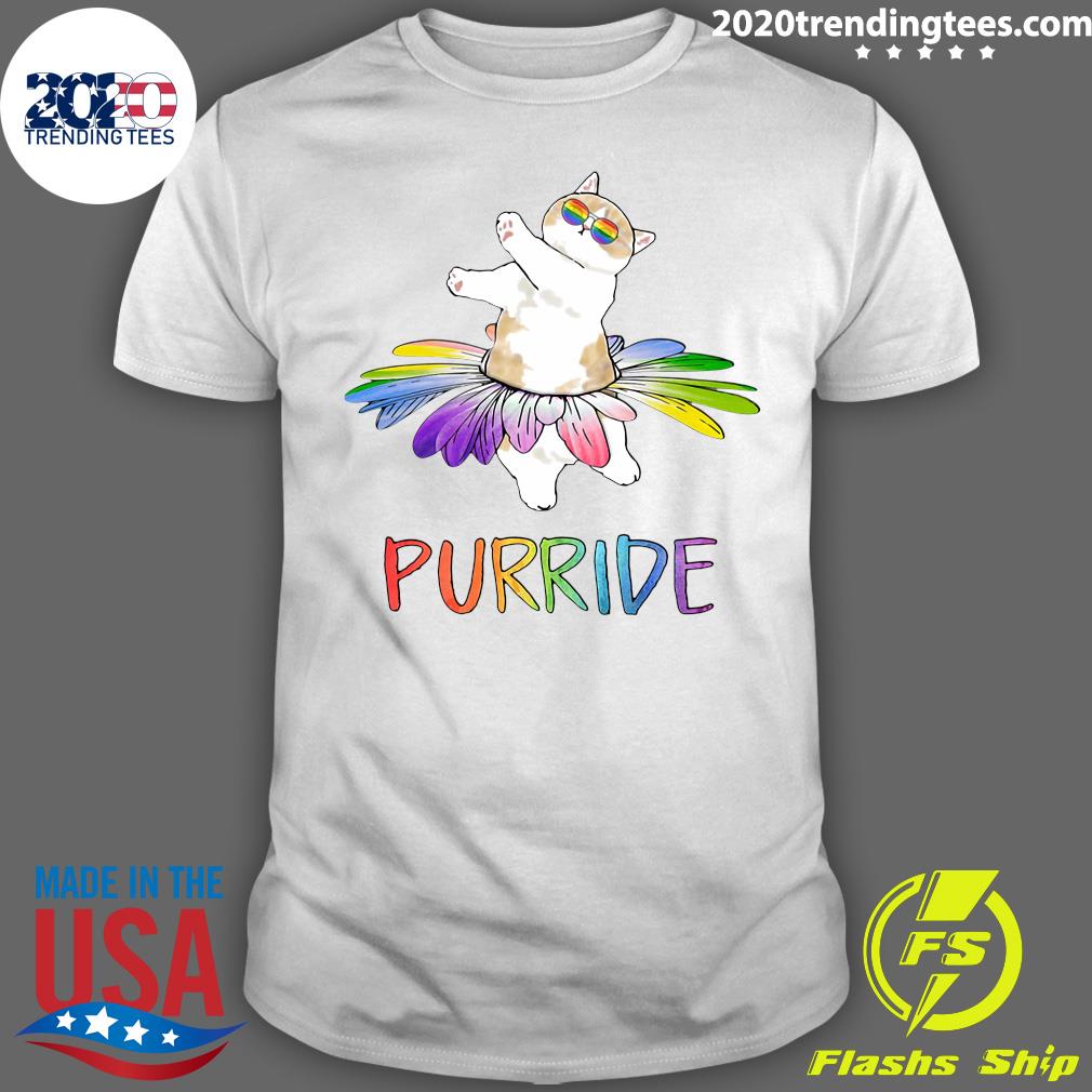 Purride Cat LGBT - Adult & Kids T-Shirts, Sweatshirts & Hoodies apparel design preview 1