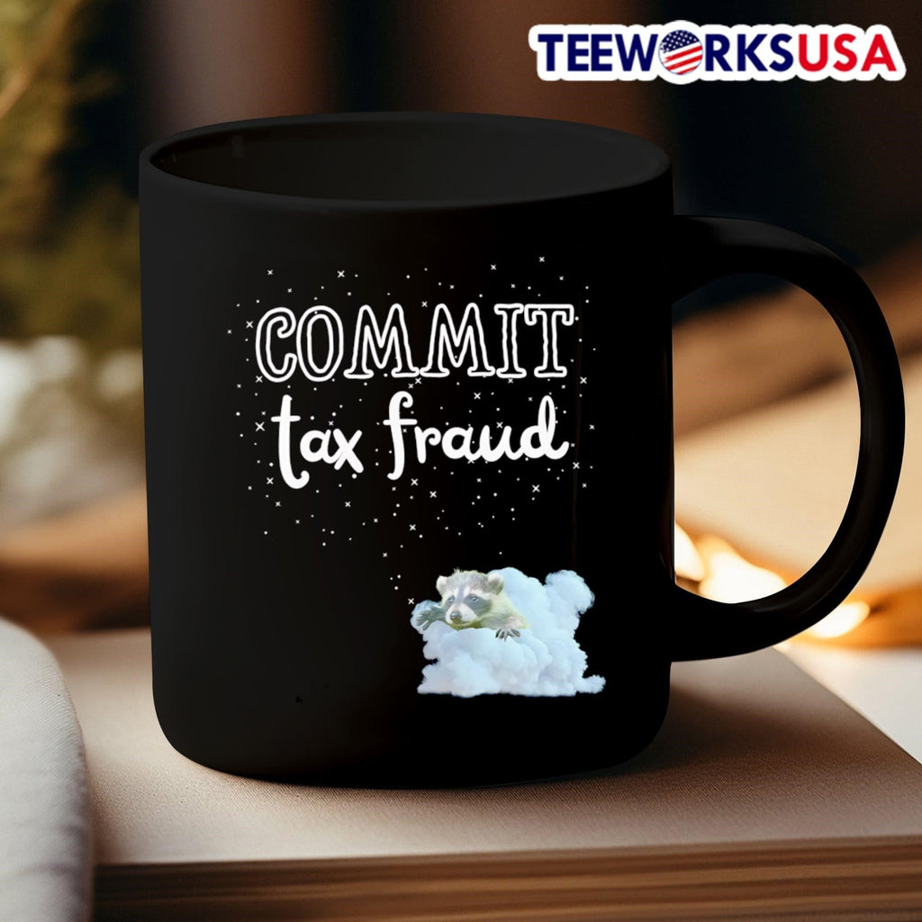 Commit Tax Fraud raccoon - Adult & Kids T-Shirts, Sweatshirts & Hoodies apparel design preview 3