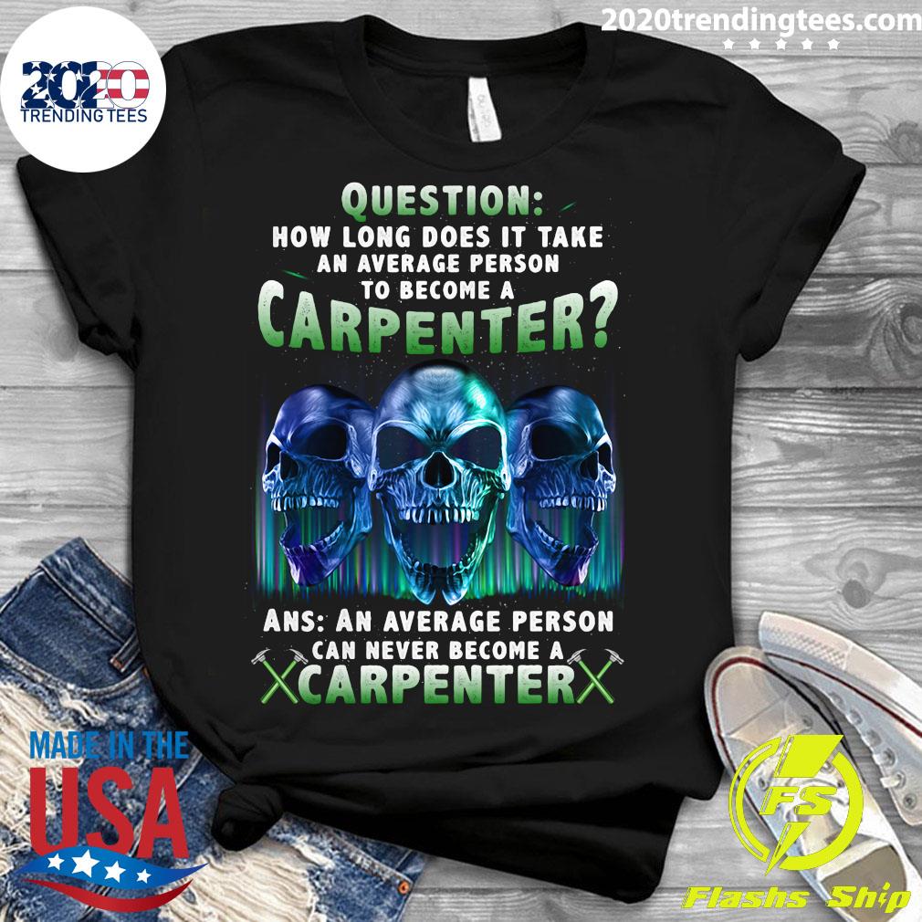 Question How Long Does It Take An Average Person To - Adult & Kids T-Shirts, Sweatshirts & Hoodies apparel design preview 3