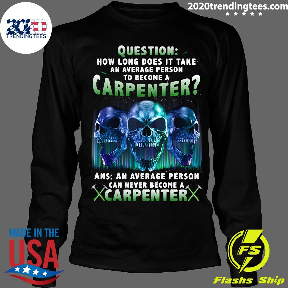Question How Long Does It Take An Average Person To - Adult & Kids T-Shirts, Sweatshirts & Hoodies apparel design preview 4