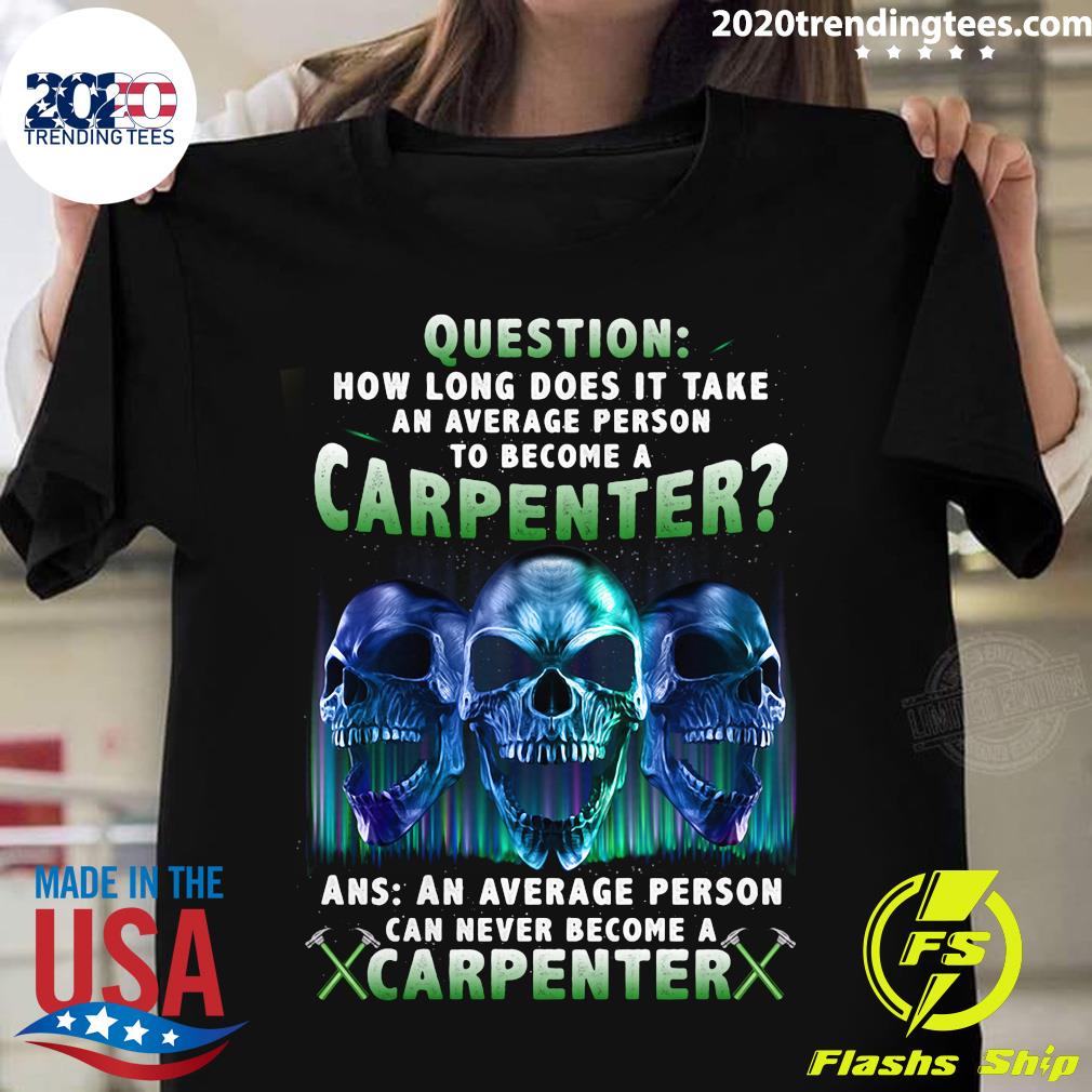Question How Long Does It Take An Average Person To - Adult & Kids T-Shirts, Sweatshirts & Hoodies apparel design preview 1