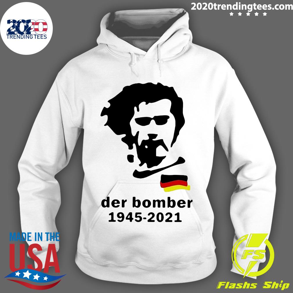 R.i.p Gerd Muller Der Bomber 1945-2021 - Adult & Kids T-Shirts, Sweatshirts & Hoodies apparel design preview 2