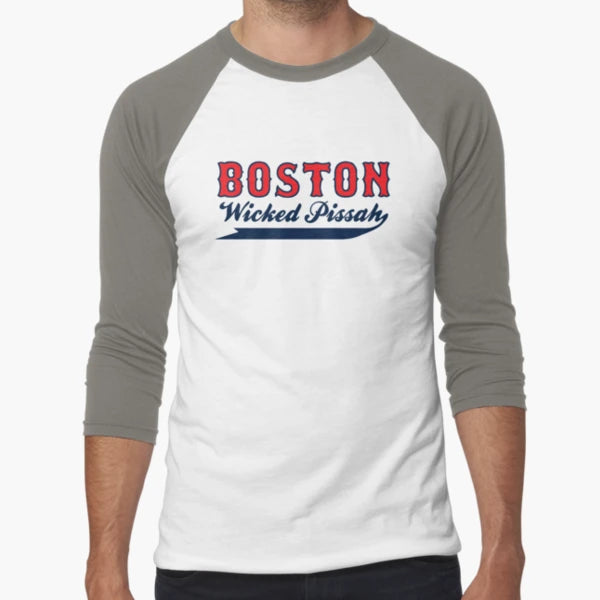 Boston Wicked Pissah T-Shirt - Fun Novelty Design for Adults - T-Shirt, Sweatshirt, Hoodie
