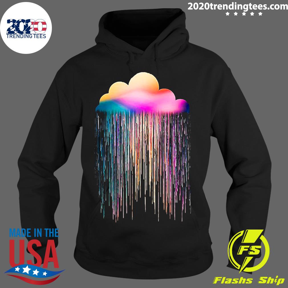 Rainbow Rain - Adult & Kids T-Shirts, Sweatshirts & Hoodies apparel design preview 2