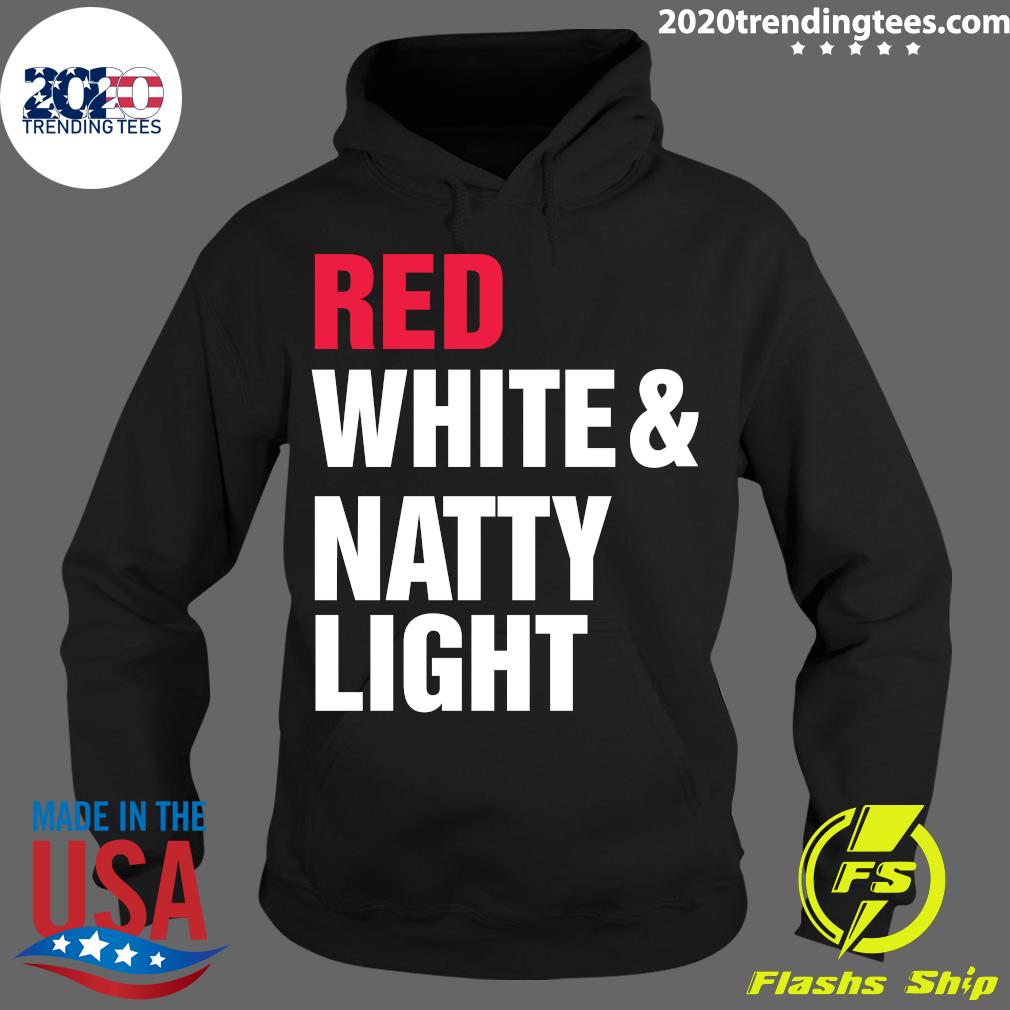 Red White And Natty Light - Adult & Kids T-Shirts, Sweatshirts & Hoodies apparel design preview 2