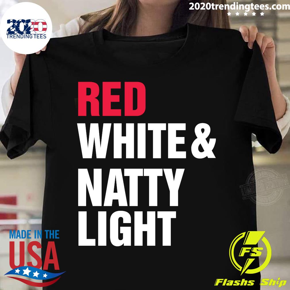 Red White And Natty Light - Adult & Kids T-Shirts, Sweatshirts & Hoodies apparel design preview 1