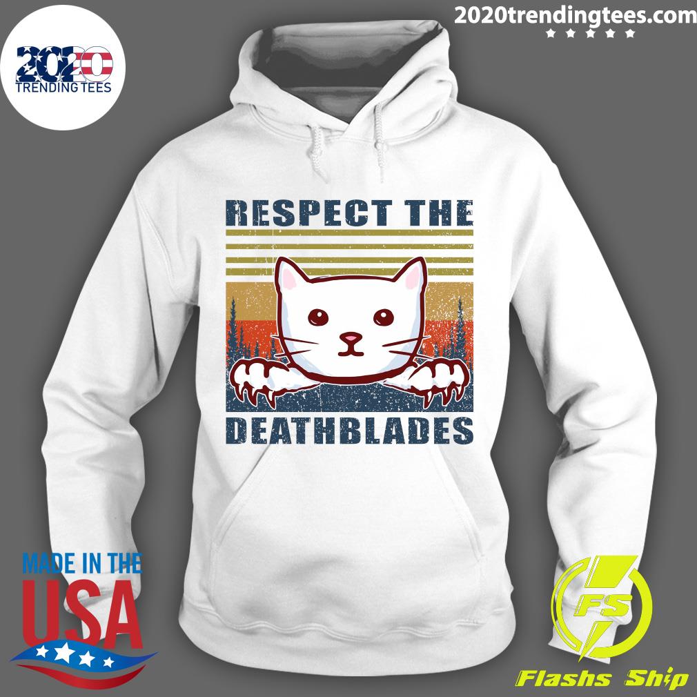 Respect The Death Blades - Adult & Kids T-Shirts, Sweatshirts & Hoodies apparel design preview 2