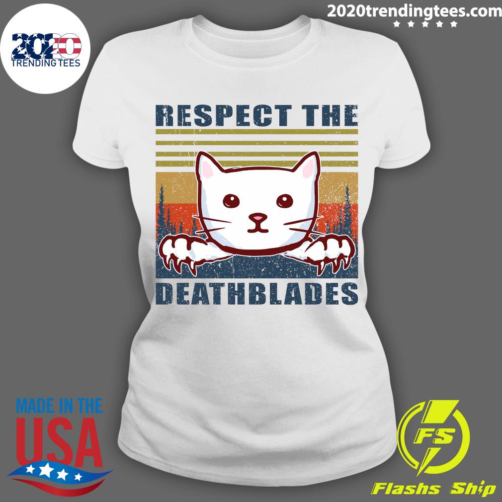 Respect The Death Blades - Adult & Kids T-Shirts, Sweatshirts & Hoodies apparel design preview 3
