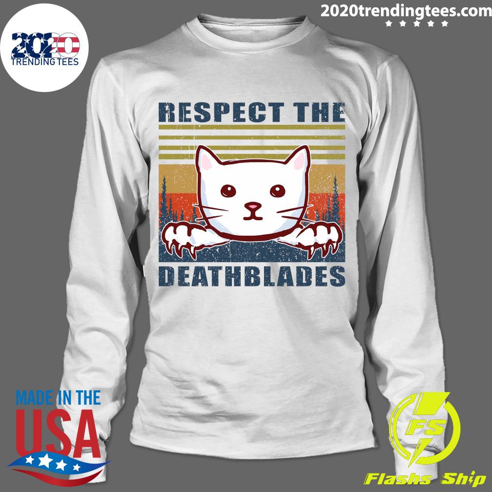 Respect The Death Blades - Adult & Kids T-Shirts, Sweatshirts & Hoodies apparel design preview 4