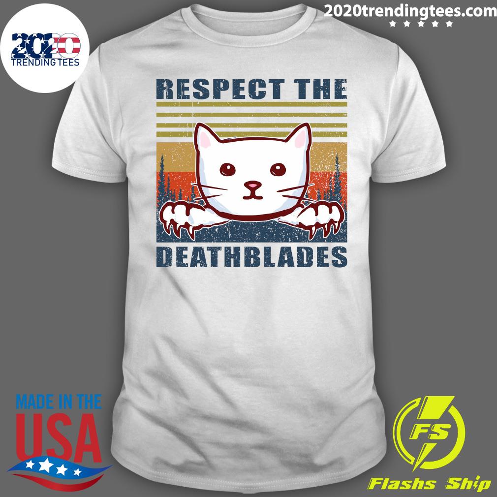 Respect The Death Blades - Adult & Kids T-Shirts, Sweatshirts & Hoodies apparel design preview 1