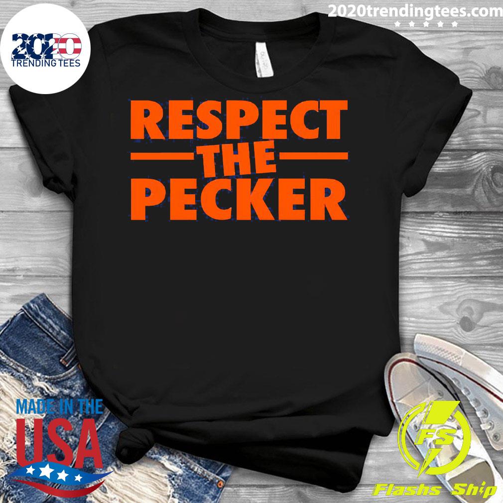 Respect The Pecker - Adult & Kids T-Shirts, Sweatshirts & Hoodies apparel design preview 3