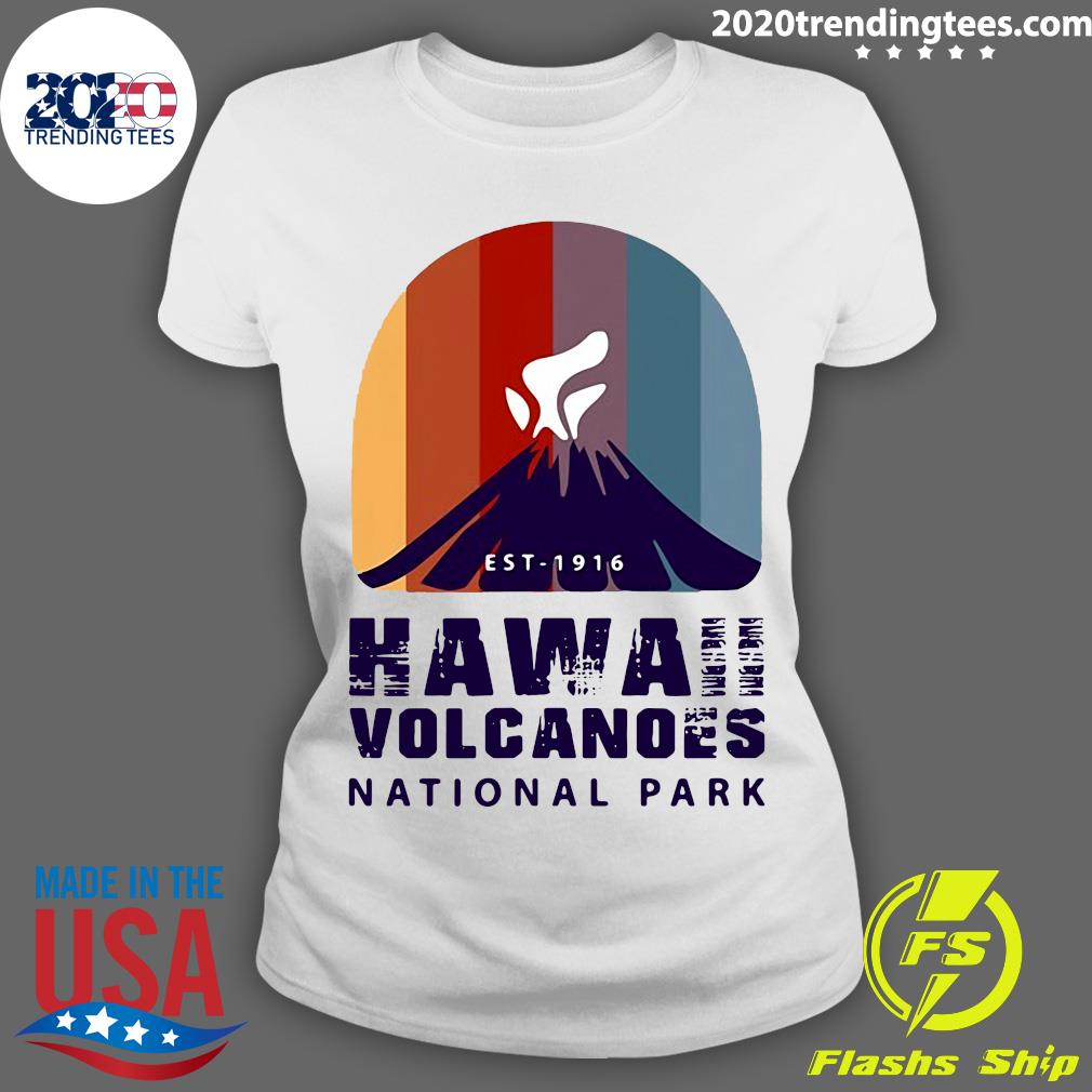 Retro Hawaii Volcanoes National Park - Adult & Kids T-Shirts, Sweatshirts & Hoodies apparel design preview 3