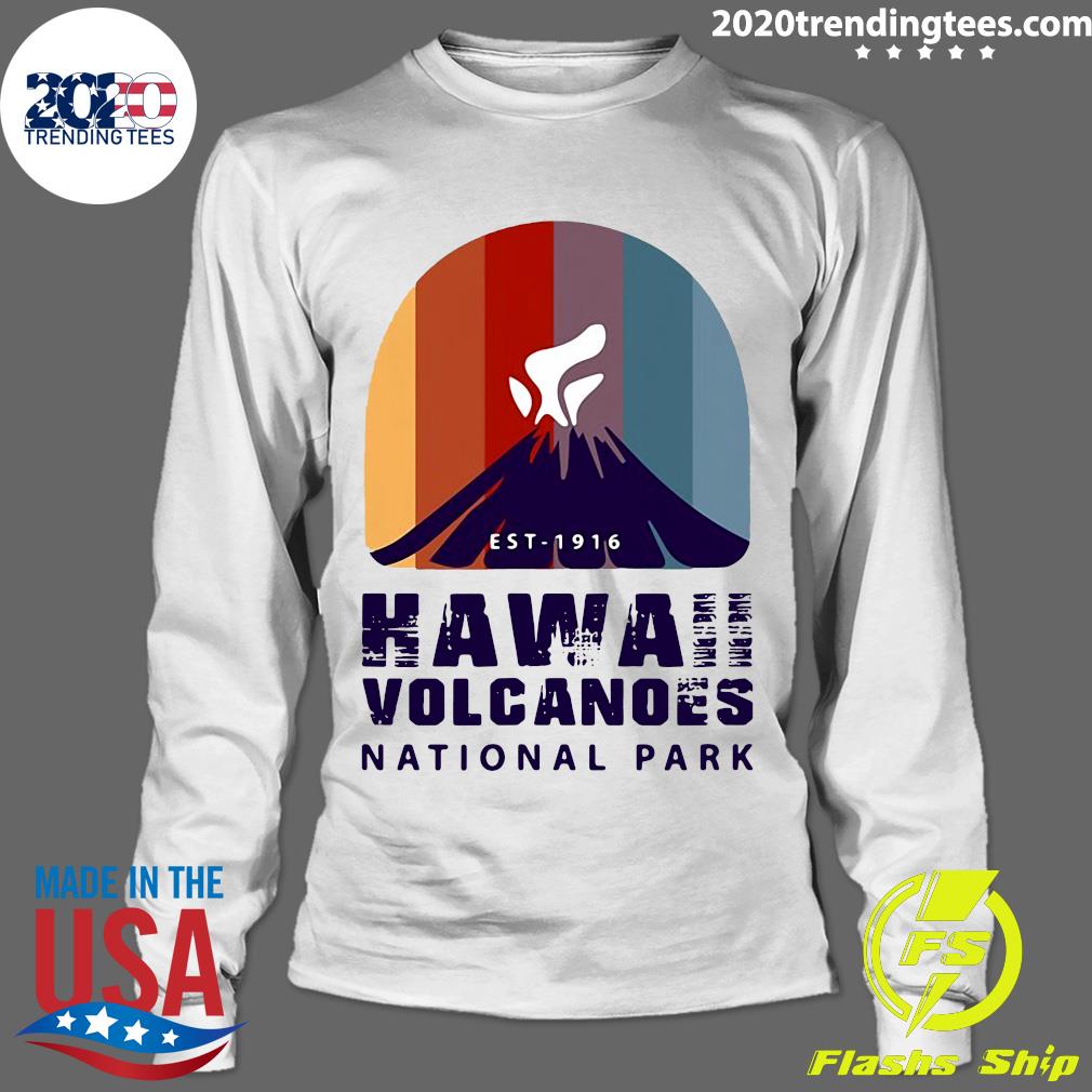 Retro Hawaii Volcanoes National Park - Adult & Kids T-Shirts, Sweatshirts & Hoodies apparel design preview 4