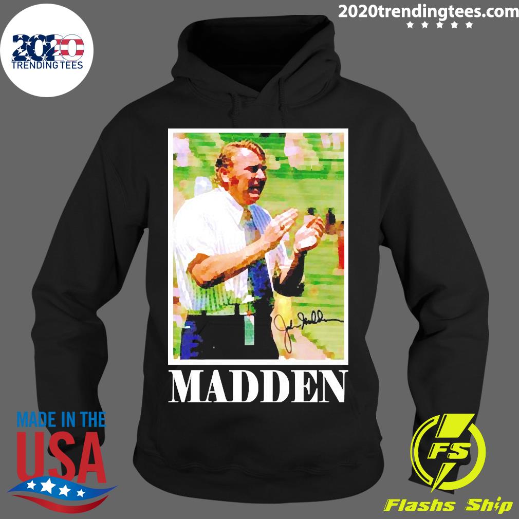Rip John Madden Signature - Adult & Kids T-Shirts, Sweatshirts & Hoodies apparel design preview 2