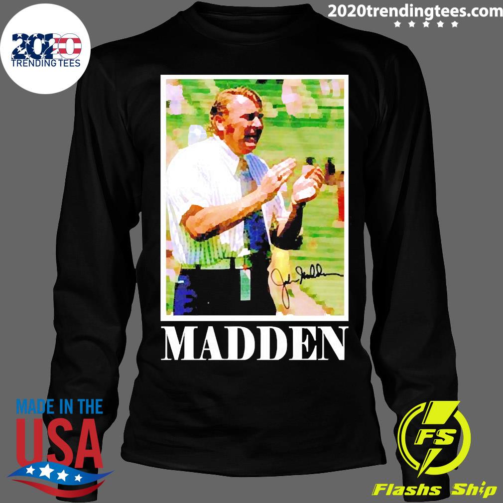 Rip John Madden Signature - Adult & Kids T-Shirts, Sweatshirts & Hoodies apparel design preview 4