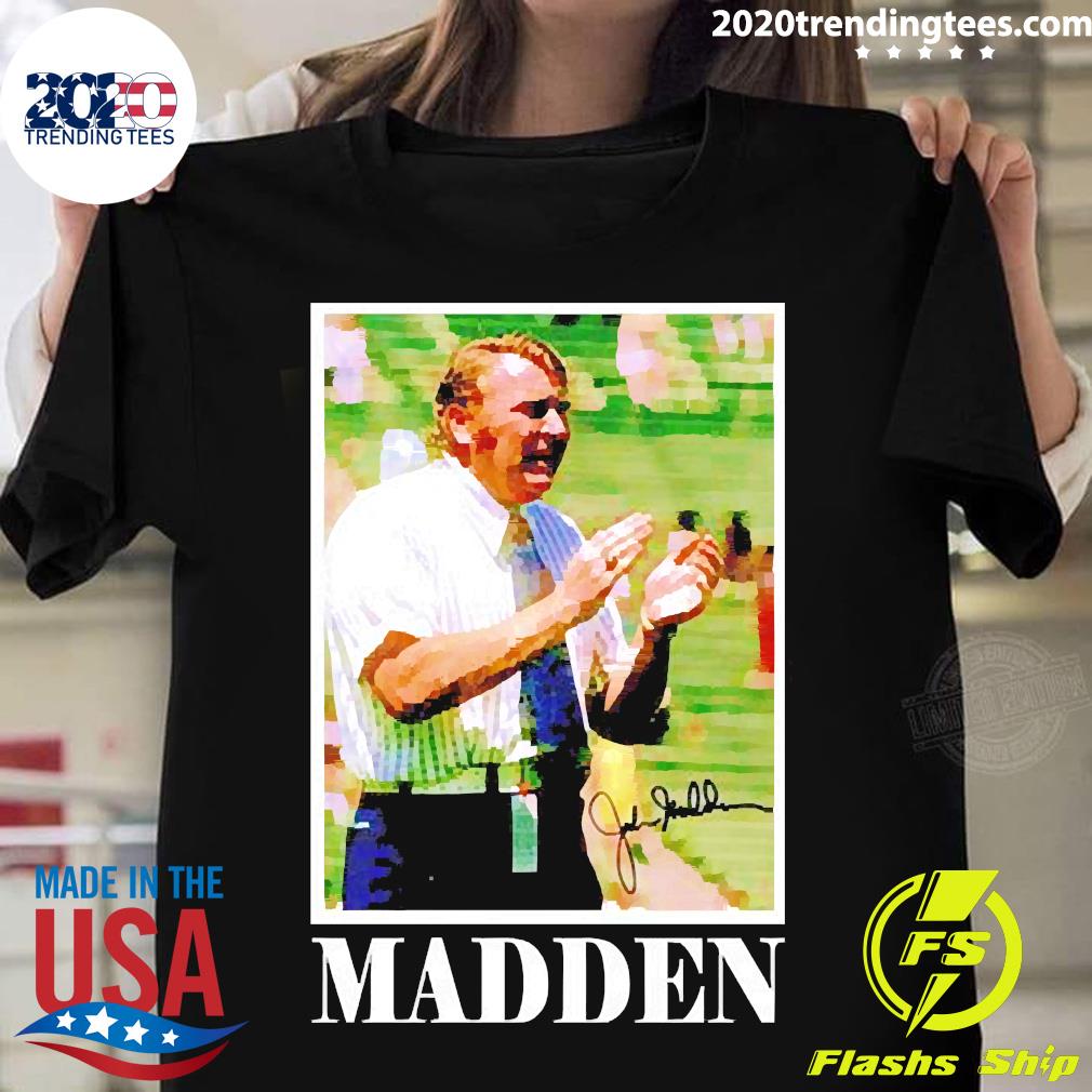 Rip John Madden Signature - Adult & Kids T-Shirts, Sweatshirts & Hoodies apparel design preview 1