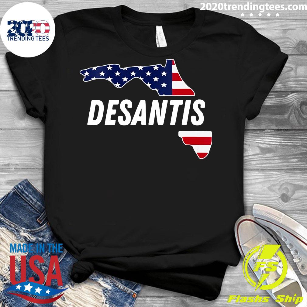 Ron Desantis Make America Florida 2024 Governor - Adult & Kids T-Shirts, Sweatshirts & Hoodies apparel design preview 3
