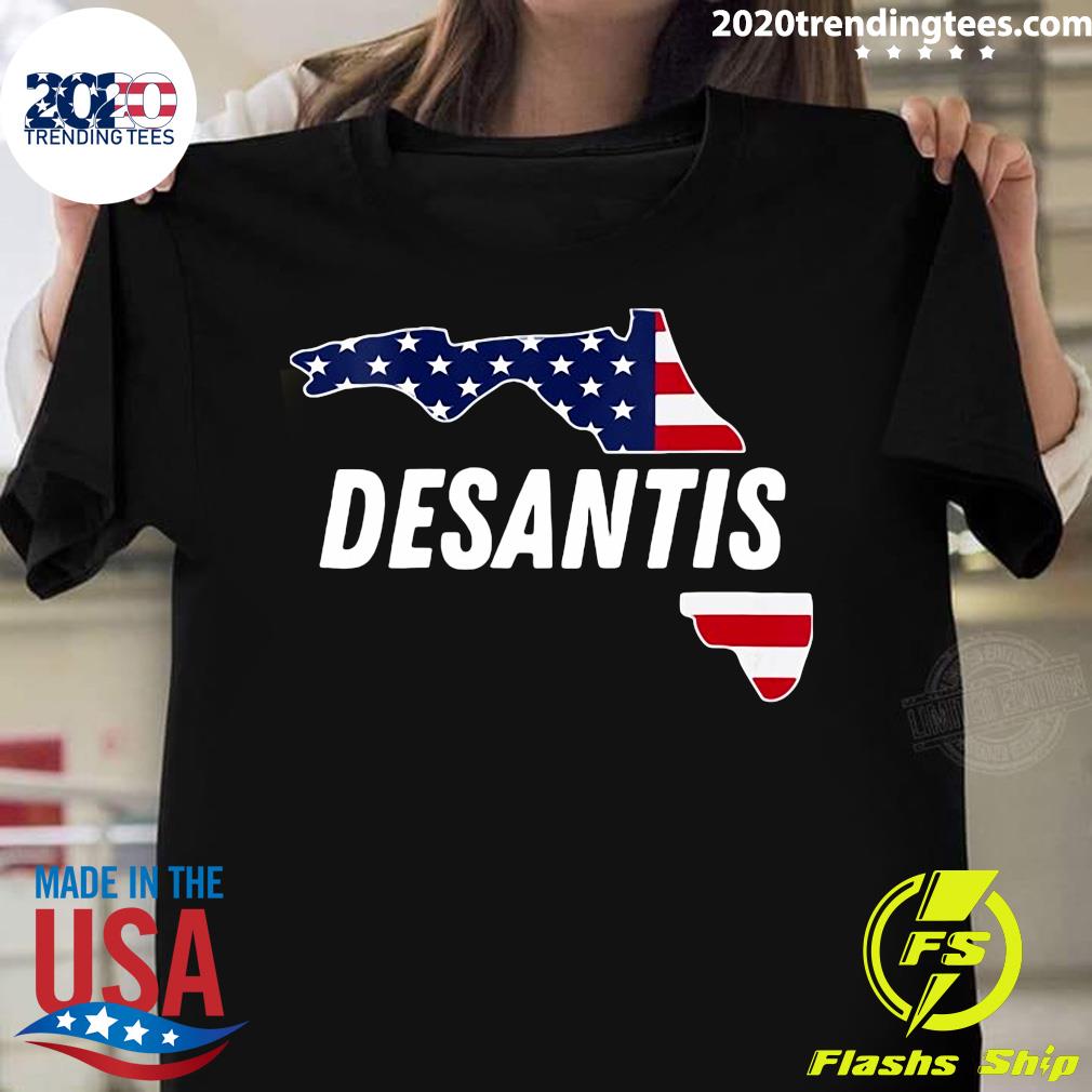 Ron Desantis Make America Florida 2024 Governor - Adult & Kids T-Shirts, Sweatshirts & Hoodies apparel design preview 1