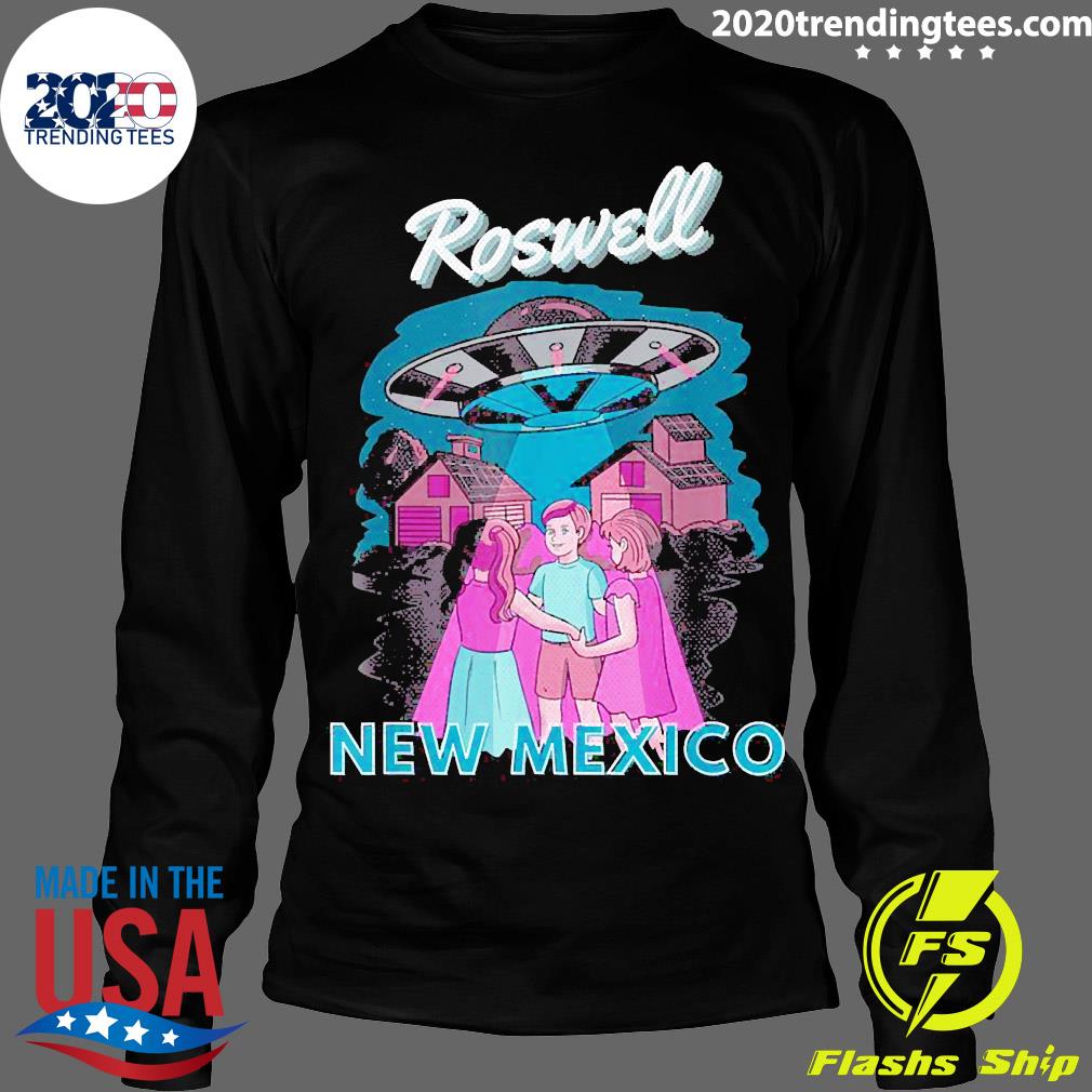 Roswell New Mexico UFO Abduction Flying Saucer Aliens - Adult & Kids T-Shirts, Sweatshirts & Hoodies apparel design preview 4