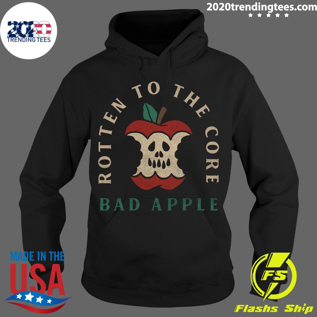 Rotten To The Core Bad Apple - Adult & Kids T-Shirts, Sweatshirts & Hoodies apparel design preview 2