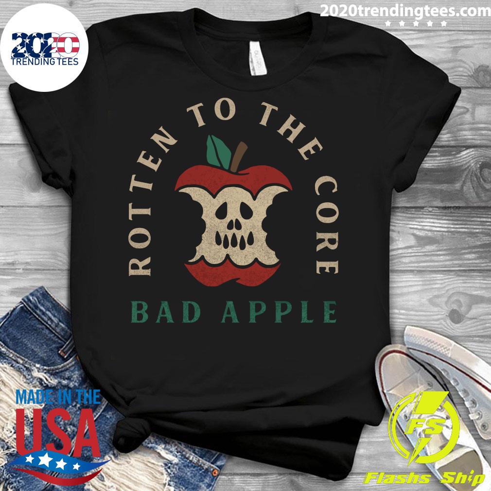 Rotten To The Core Bad Apple - Adult & Kids T-Shirts, Sweatshirts & Hoodies apparel design preview 3