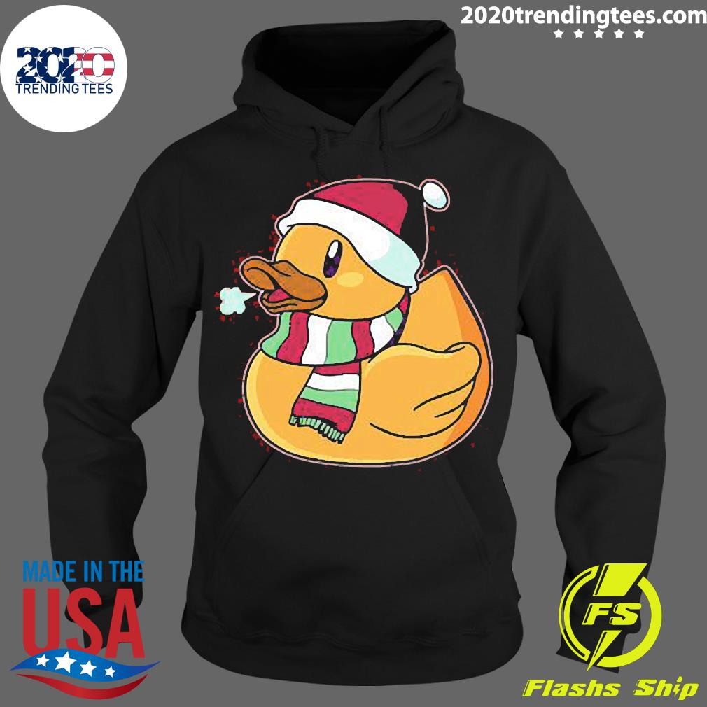 Santa Duck Xmas - Adult & Kids T-Shirts, Sweatshirts & Hoodies apparel design preview 2