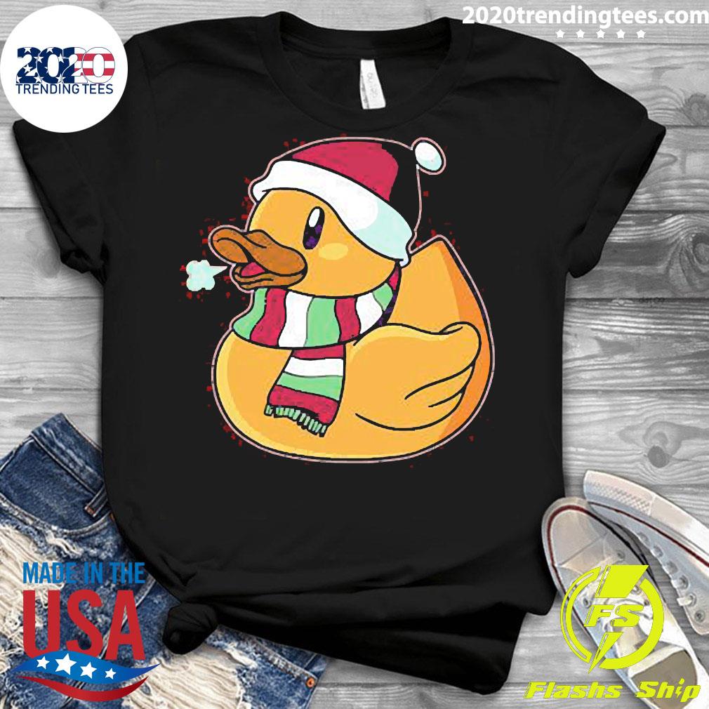 Santa Duck Xmas - Adult & Kids T-Shirts, Sweatshirts & Hoodies apparel design preview 3
