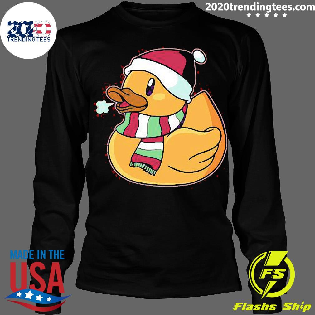 Santa Duck Xmas - Adult & Kids T-Shirts, Sweatshirts & Hoodies apparel design preview 4