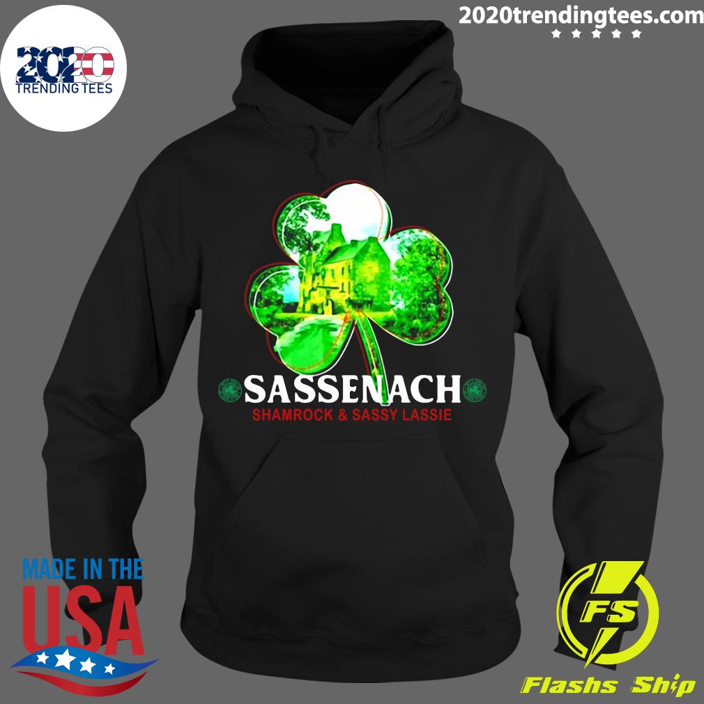 Sassenach Shamrock And Sassy Lassie St. Patricks Day - Adult & Kids T-Shirts, Sweatshirts & Hoodies apparel design preview 2