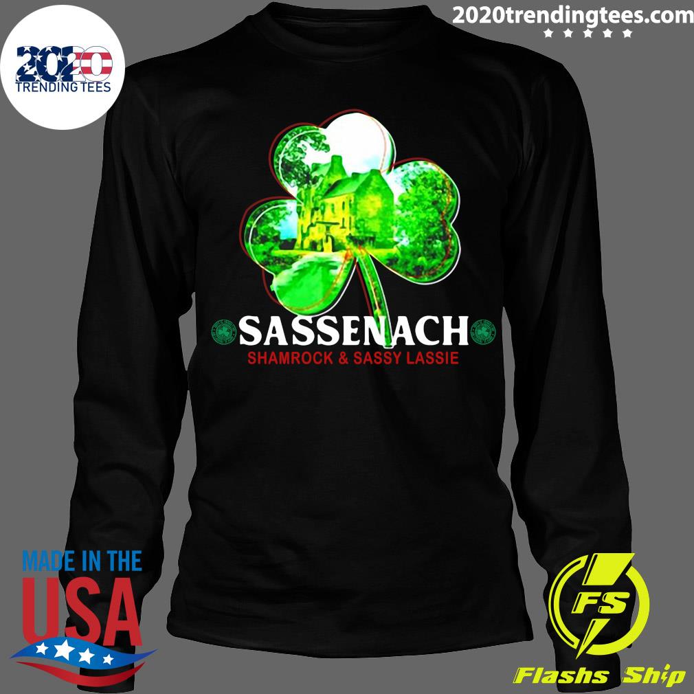 Sassenach Shamrock And Sassy Lassie St. Patricks Day - Adult & Kids T-Shirts, Sweatshirts & Hoodies apparel design preview 4