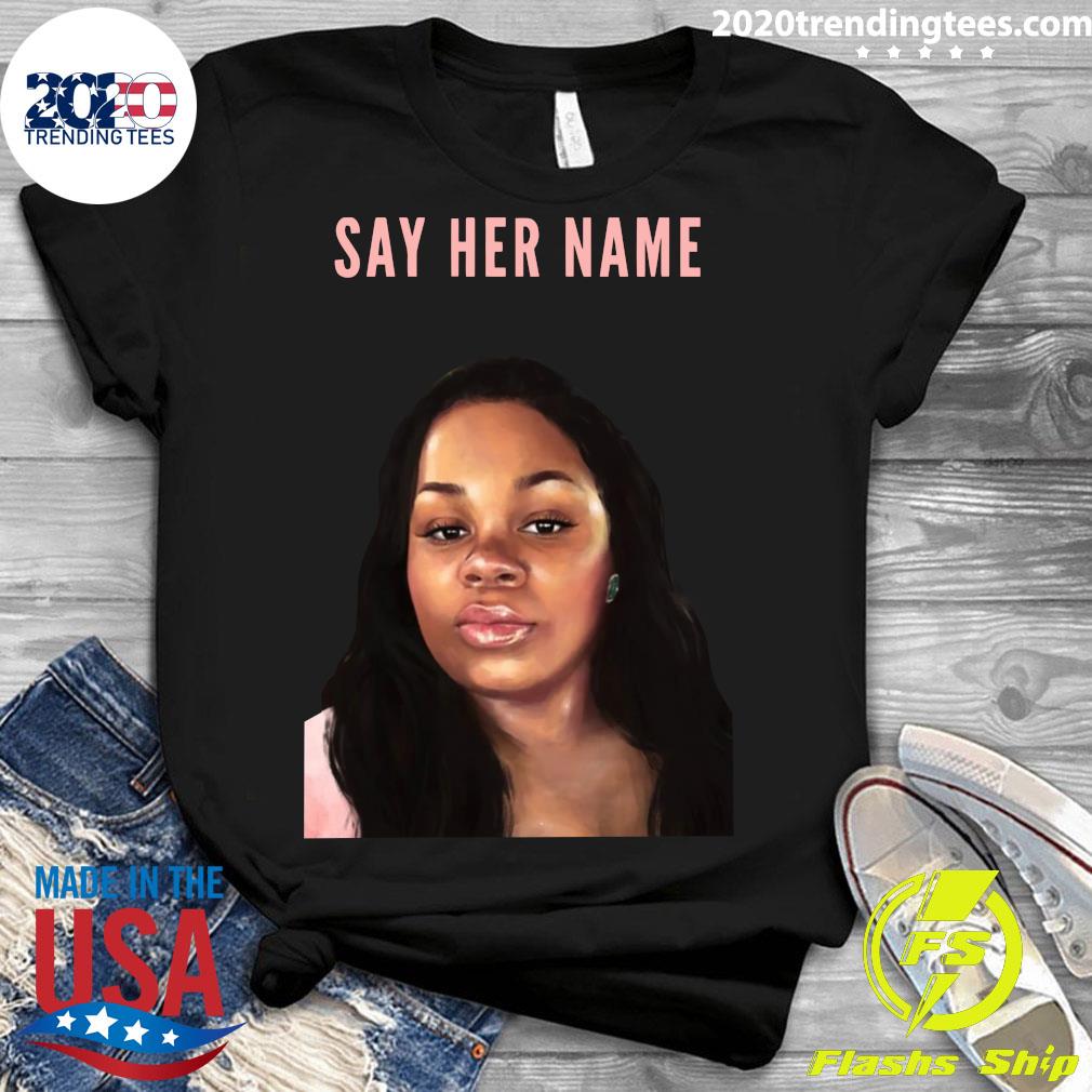 Say Her Name Sandra Bland - Adult & Kids T-Shirts, Sweatshirts & Hoodies apparel design preview 3