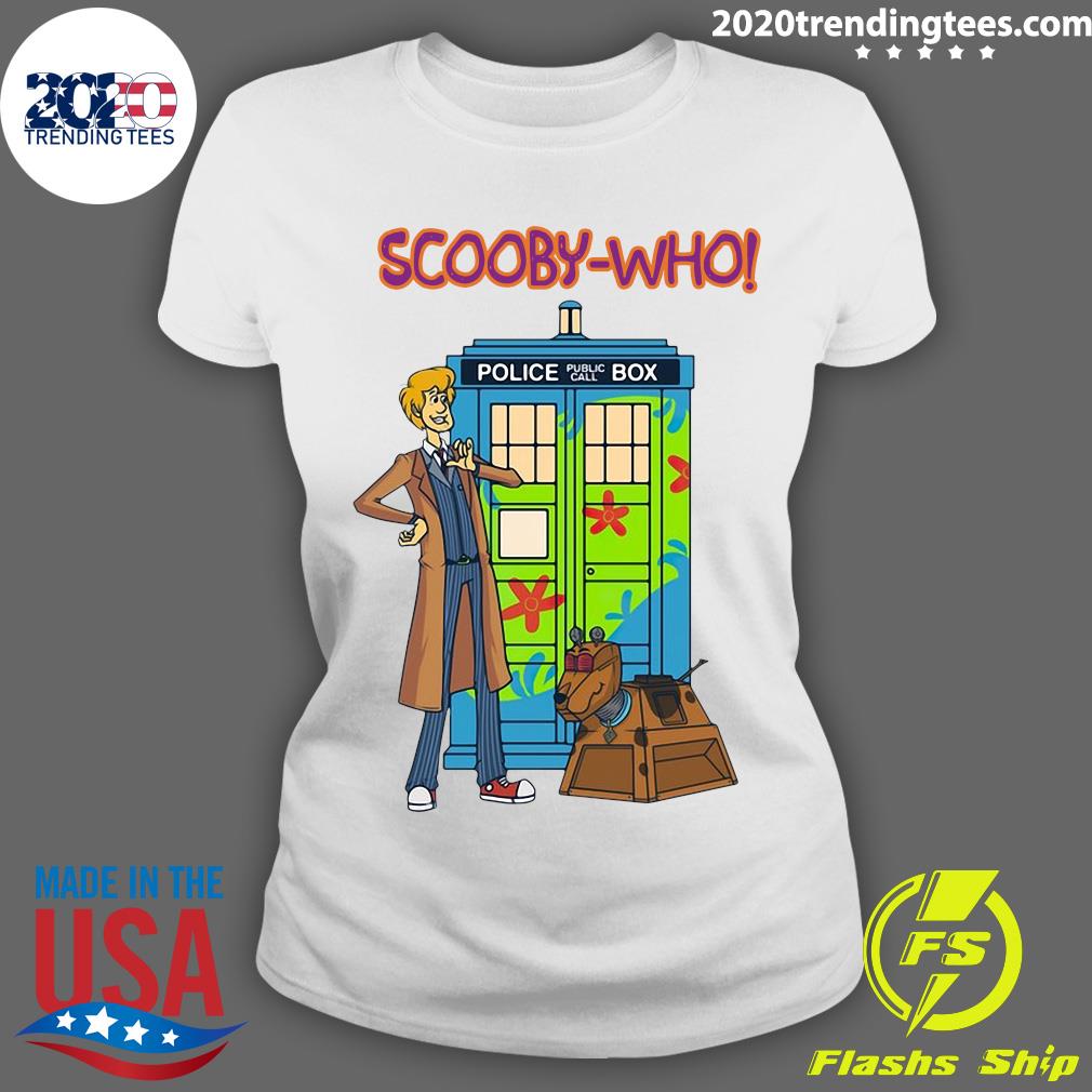 Scooby Who Police Box - Adult & Kids T-Shirts, Sweatshirts & Hoodies apparel design preview 3