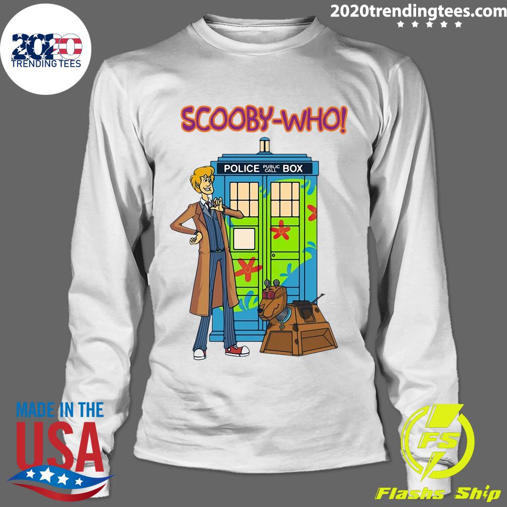 Scooby Who Police Box - Adult & Kids T-Shirts, Sweatshirts & Hoodies apparel design preview 4