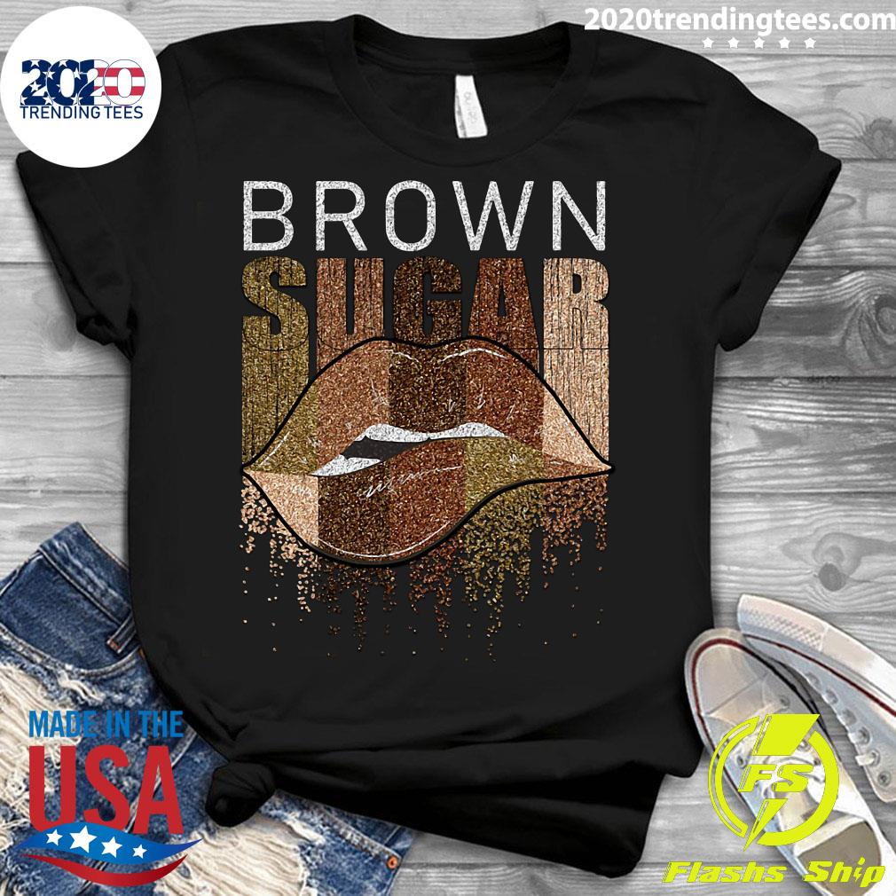 Sexy Lips Brown Sugar - Adult & Kids T-Shirts, Sweatshirts & Hoodies apparel design preview 3