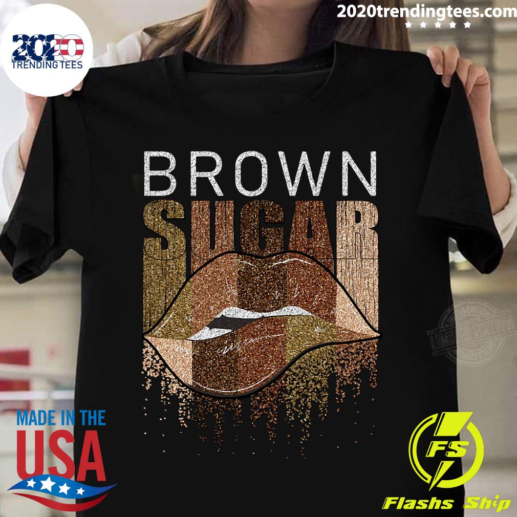 Sexy Lips Brown Sugar - Adult & Kids T-Shirts, Sweatshirts & Hoodies apparel design preview 1