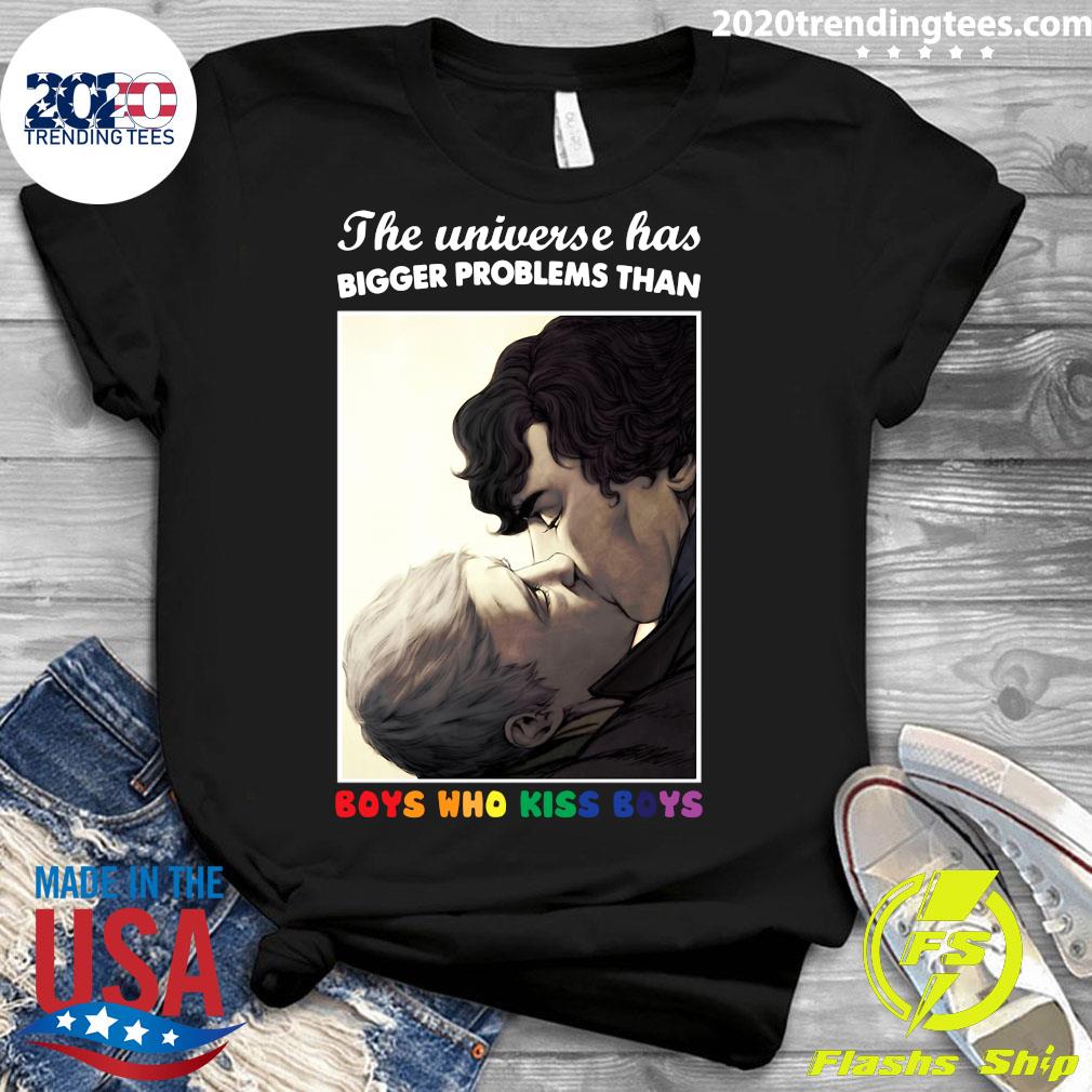 Sherlock Watson The Universe Has Bigger Problems Than - Adult & Kids T-Shirts, Sweatshirts & Hoodies apparel design preview 3
