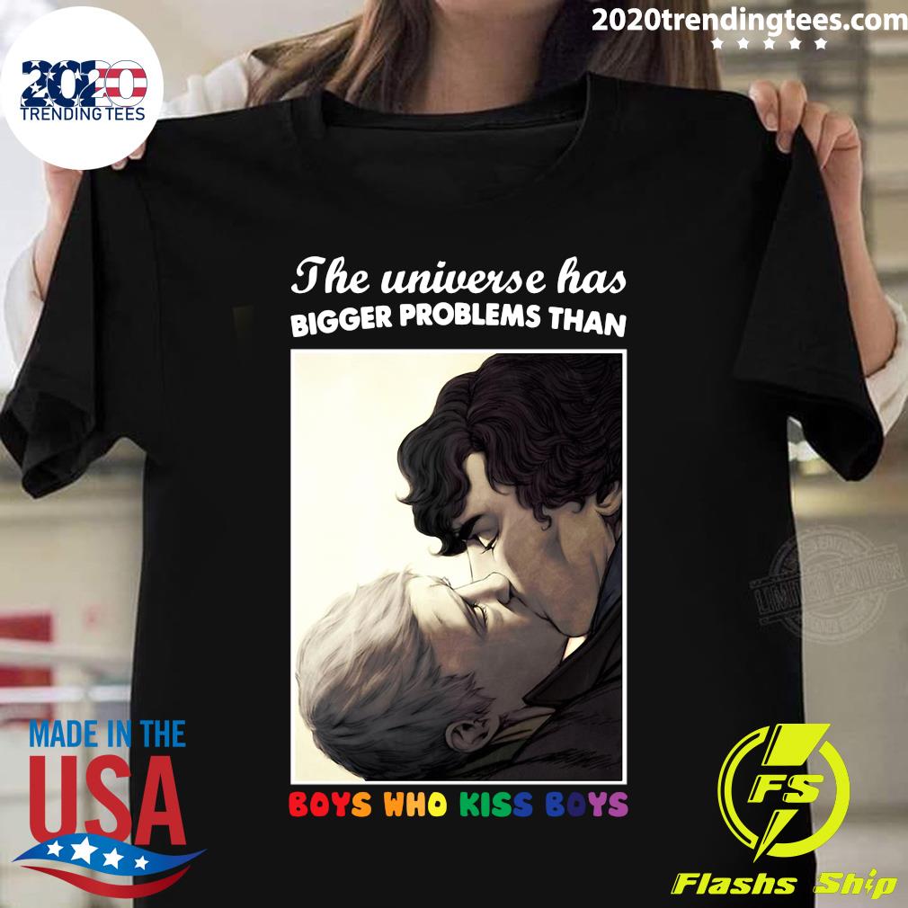 Sherlock Watson The Universe Has Bigger Problems Than - Adult & Kids T-Shirts, Sweatshirts & Hoodies apparel design preview 1