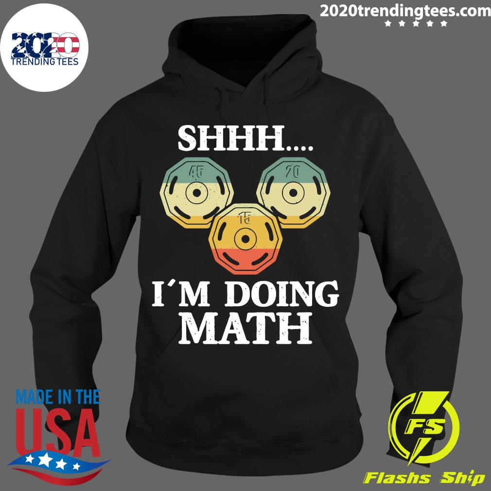 SHHH I'm Doing Math - Adult & Kids T-Shirts, Sweatshirts & Hoodies apparel design preview 2