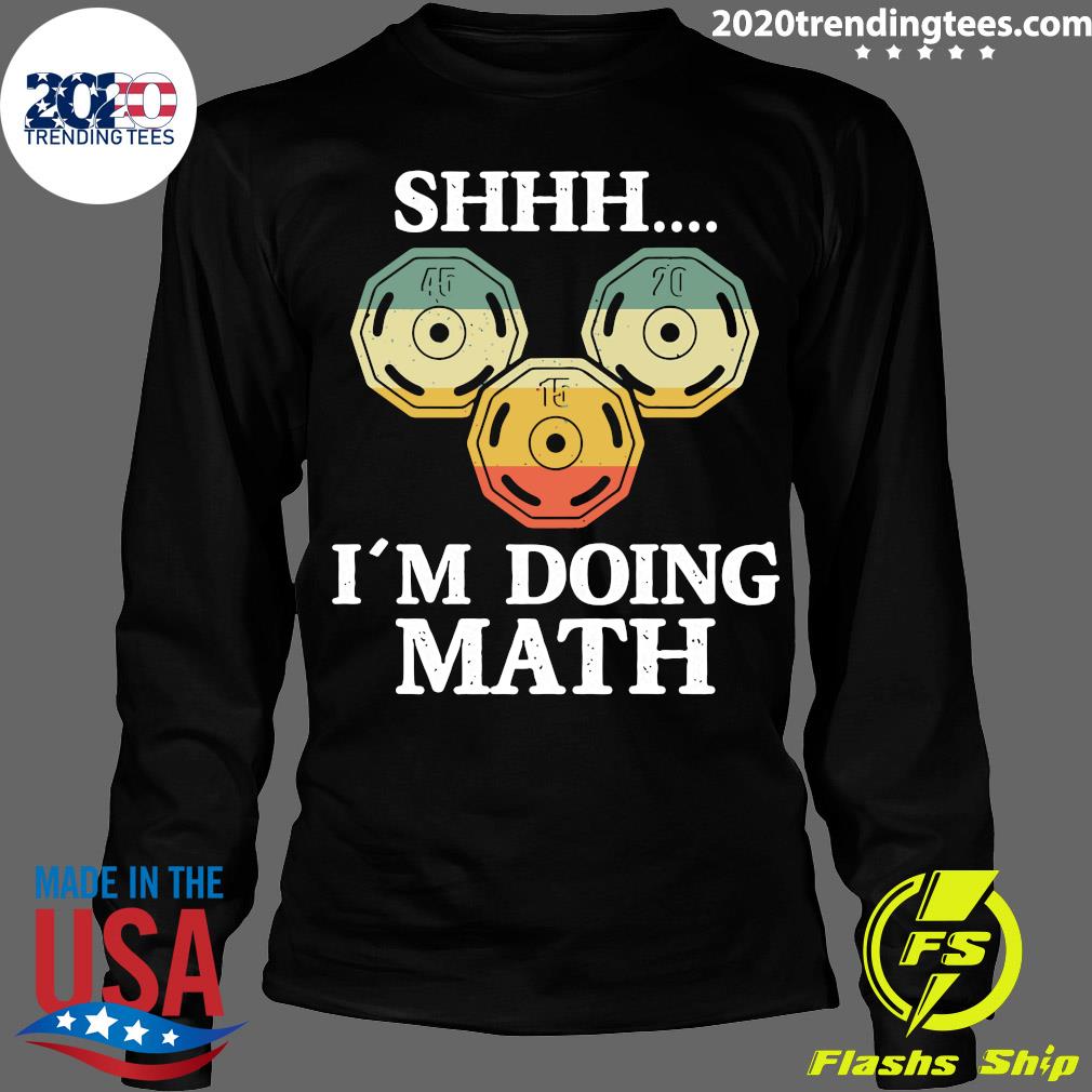 SHHH I'm Doing Math - Adult & Kids T-Shirts, Sweatshirts & Hoodies apparel design preview 4