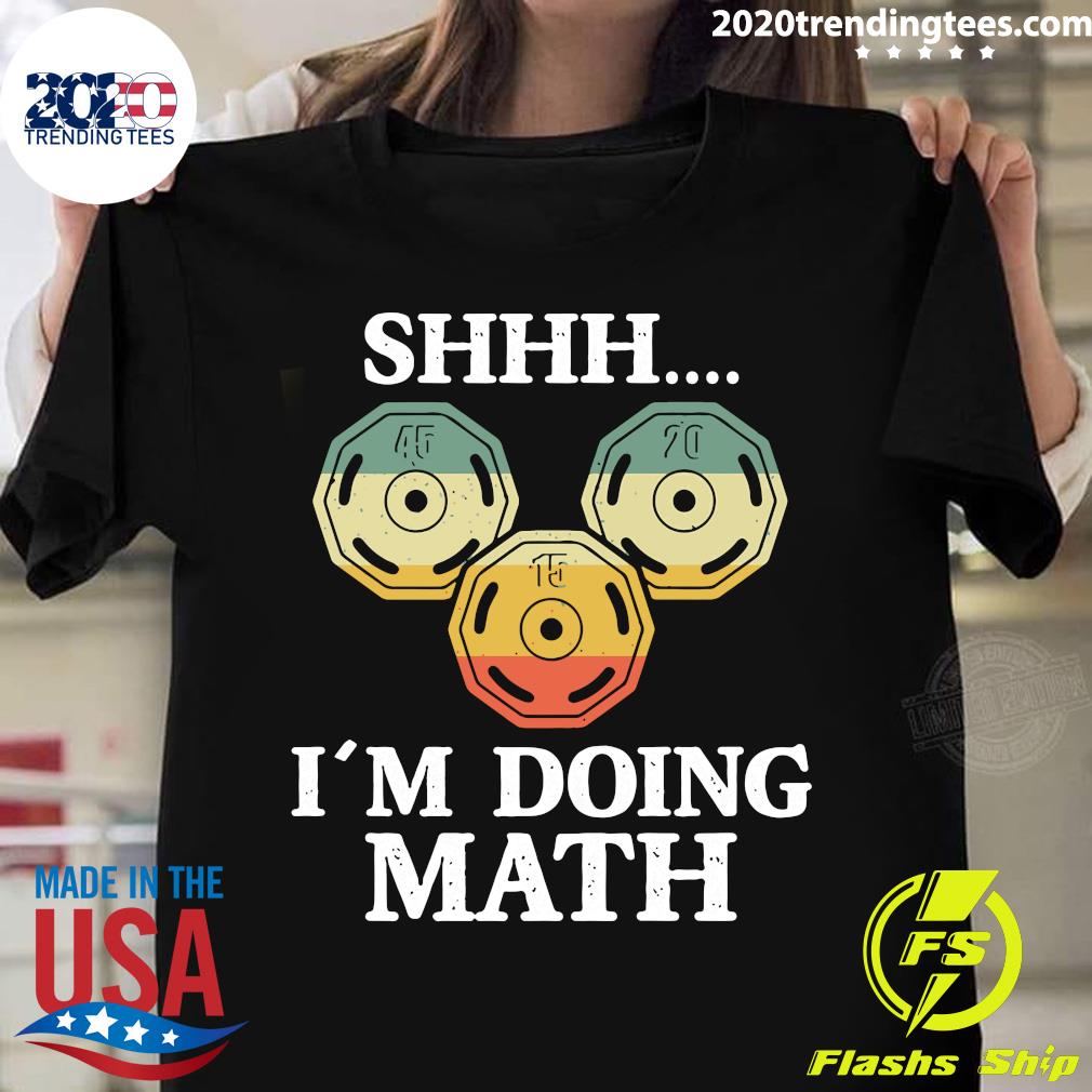 SHHH I'm Doing Math - Adult & Kids T-Shirts, Sweatshirts & Hoodies apparel design preview 1