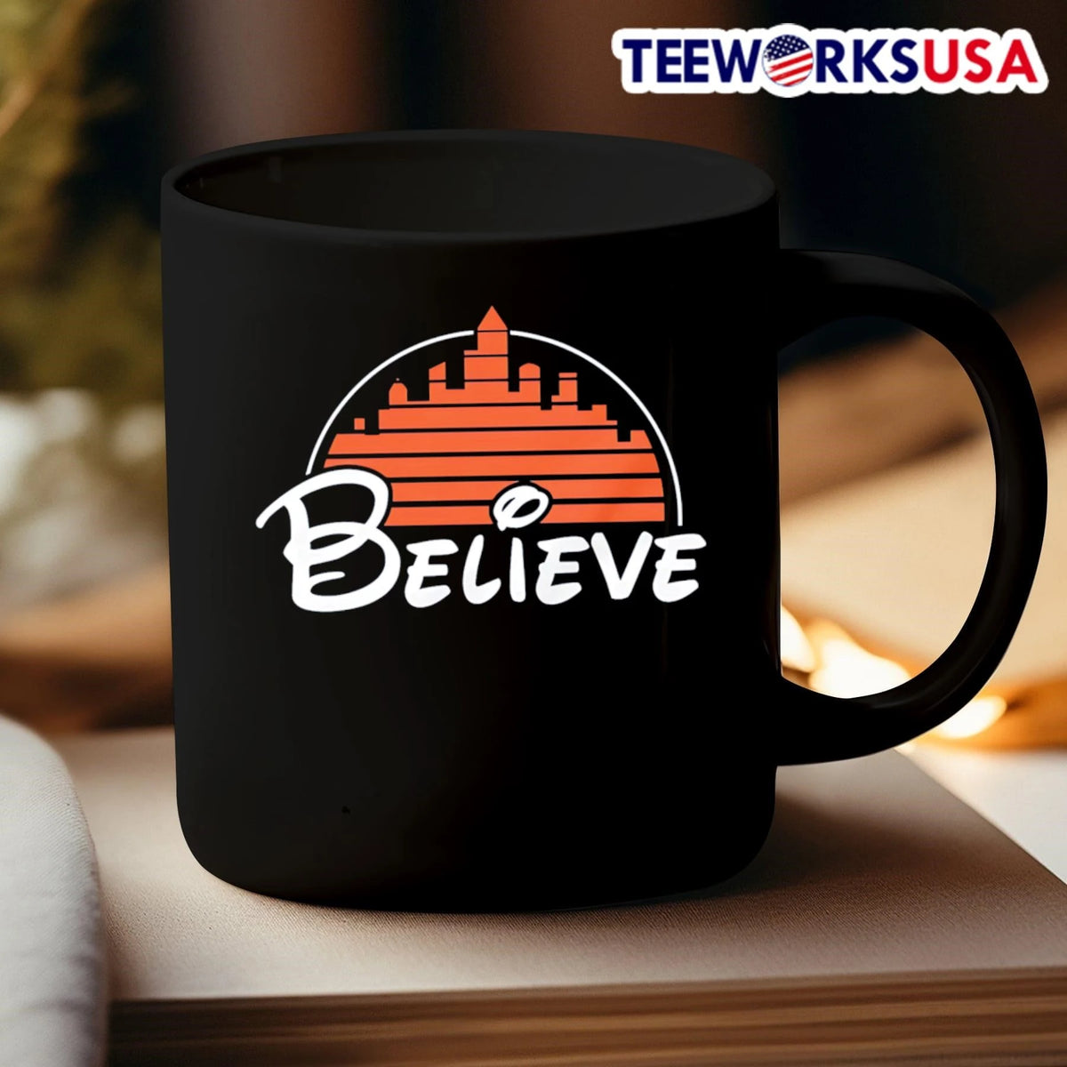 Believe NYC Skyline Logo - Adult & Kids T-Shirts, Sweatshirts & Hoodies apparel design preview 3