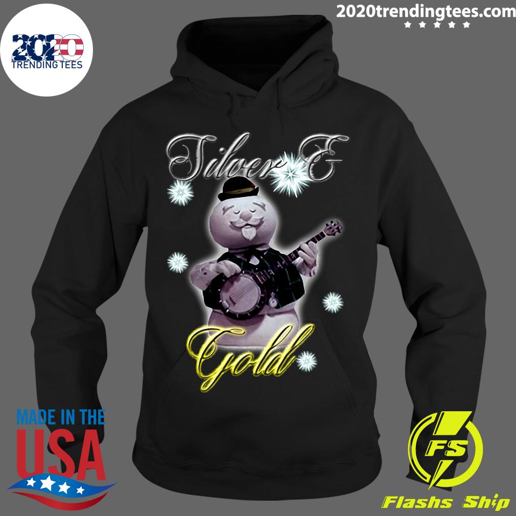 Silver Gold Essential Sam The Snowman - Adult & Kids T-Shirts, Sweatshirts & Hoodies apparel design preview 2