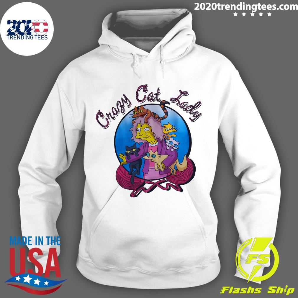 Simpsons Crazy Cat Lady - Adult & Kids T-Shirts, Sweatshirts & Hoodies apparel design preview 2