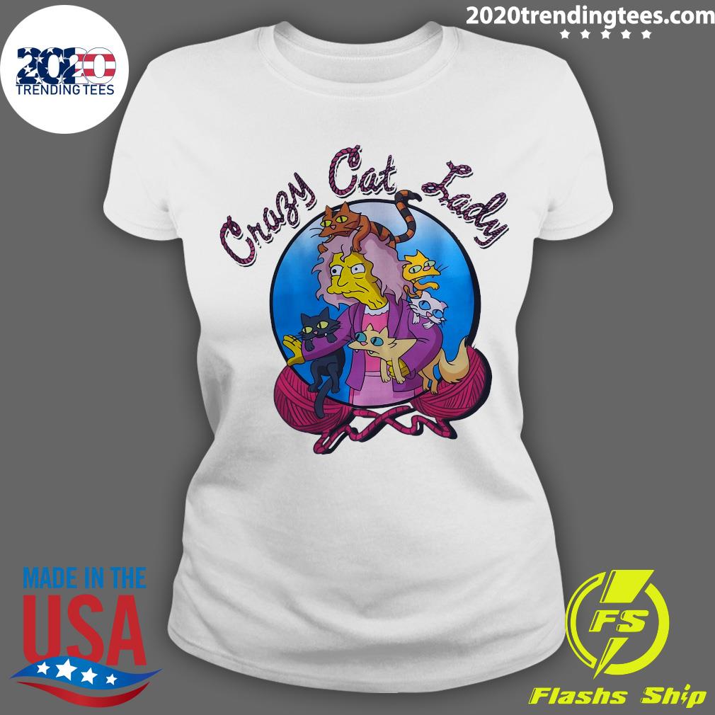 Simpsons Crazy Cat Lady - Adult & Kids T-Shirts, Sweatshirts & Hoodies apparel design preview 3