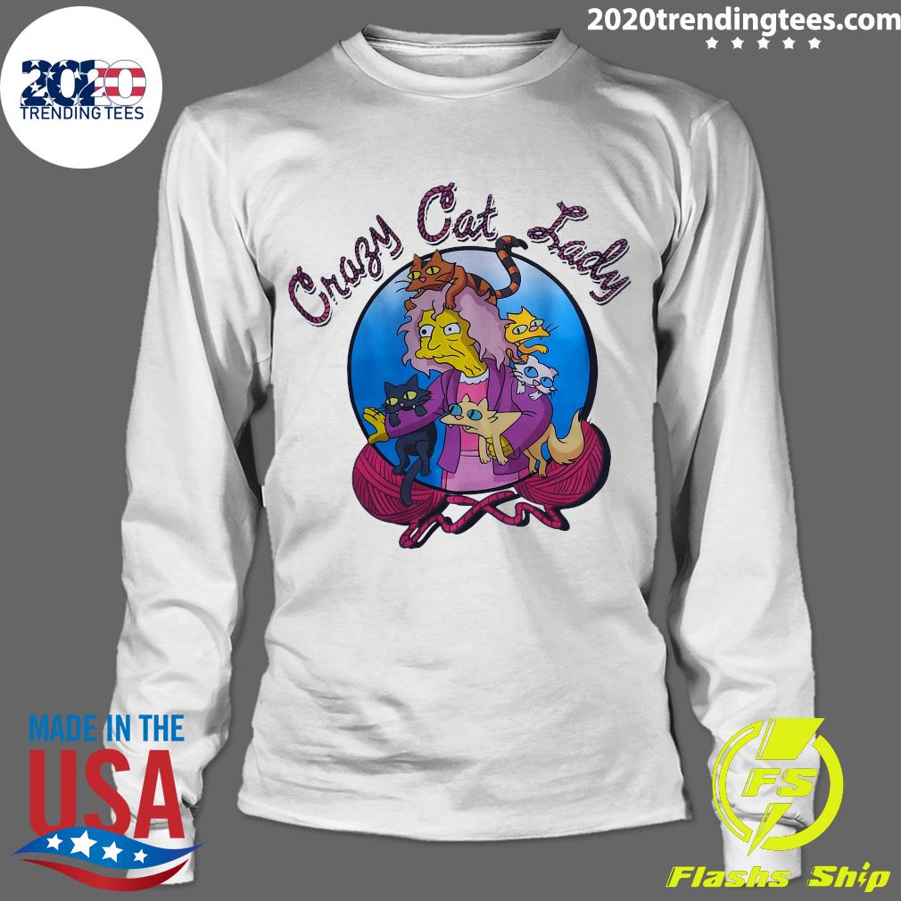 Simpsons Crazy Cat Lady - Adult & Kids T-Shirts, Sweatshirts & Hoodies apparel design preview 4