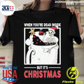 Skeleton When You're Dead Inside But It's Dying For - Adult & Kids T-Shirts, Sweatshirts & Hoodies apparel design preview 1