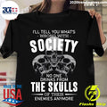 Skull I'll Tell You What's Wrong With Society No One - Adult & Kids T-Shirts, Sweatshirts & Hoodies apparel design preview 1